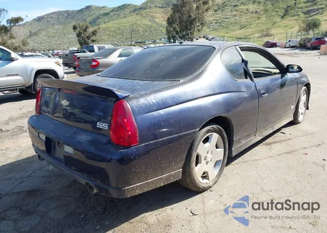 2006 Chevrolet Monte Carlo Ss из США, поврежденный, VIN 2G1WL15C669197418
